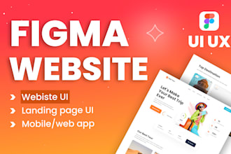do figma design website, figma landing page, website mockup