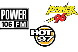 do unique music broadcasting and airplay on power 96, hot97radio, power 106 fm