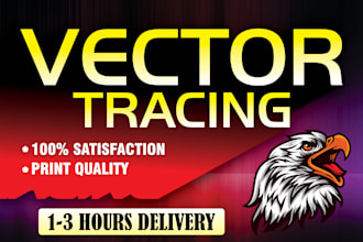 vectorize, redraw, trace or convert the image, vector