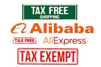 do alibaba and aliexpress tax exemption