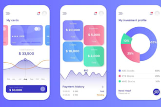 develop fintech app, investment app, crowdfunding app, wallet app, payment app