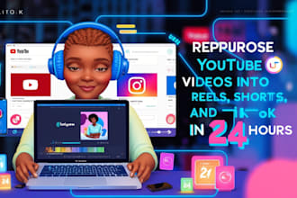 repurpose youtube videos into reels, shorts, and tik tok