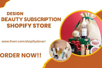 design beauty subscription shopify store beauty website subscription box jewelry