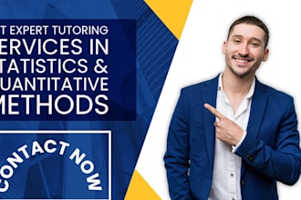 tutor you intermediate statistics and quantitative methods