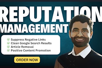 do online reputation management, reverse seo and build your clean branding