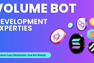 build profitable solana volume bot, market maker bot, blockchain bot, cmc bot