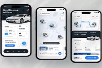 develop carpooling app, electric scooter app with a real time tracking