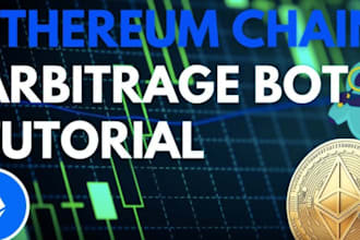 build ethereum arbitrage trading bot, crypto trading bot, binance bot volume bot