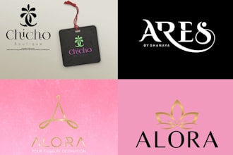 design luxury fashion clothing brand, apparel and boutique fashion logo design