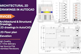 draw architectural floor plan, elevations, site plan real estate agent