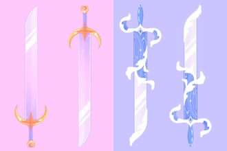 model custom weapons in 3d