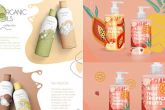 design cosmetic labels, product packaging box and cbd label