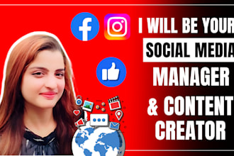 be your social media manager and content creator for instagram and facebook