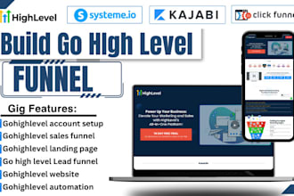 build go high level funnel, ghl landing page design, a2p dlc verification kajabi