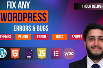 fix wordpress errors, issues, and fix bugs