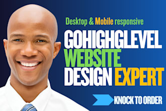 build gohighlevel sales funnel landing page website and custom website on ghl