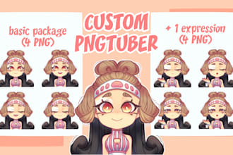 pngtuber for your streams in chibi style