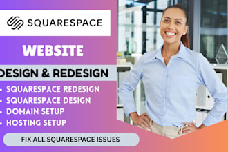 build squarespace website squarespace landing page redesign squarespace