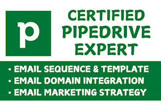 do pipedrive email sequence email template design marketing domain integration