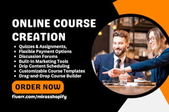 setup online course creation kajabi systeme io thinkific teachable udemy podia