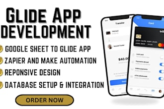 develop glide mobile app, desktop web app convert google sheets and excel to app