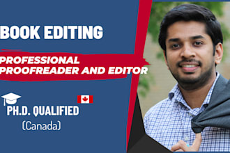 do book proofreading and thoroughly line edit your book