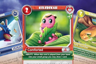 draw cute characters for your trading card game