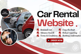 build automotive car listing car dealer car rental website taxi booking website