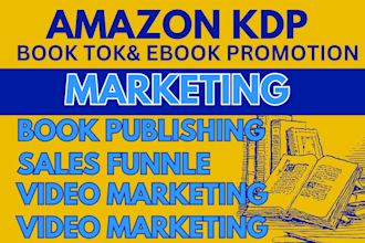 do book promotion, marketing using amazon KDP ads, booktok tiktok facebook ads