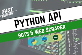 create reusable web scraping tool, API python data scraping