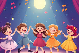 sing produce lullaby children song nursery rhymes halloween kids music