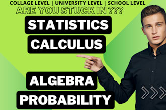 your calculus math statistics tutor, university math tutor