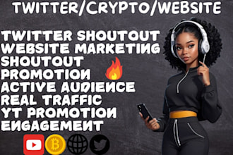 twitter shoutout website yt promotion undefined crypto