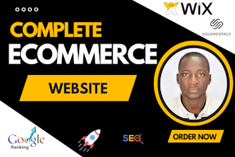 redesign design clone wix site fix revamp edit wix ecommerce website squarespace