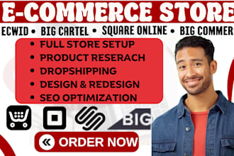 design ,redesign ecwid ,square online,bigcommerce big cartel website store carrd