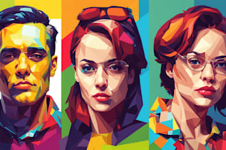 make a beautiful wpap pop art portrait