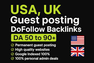 publish guestpost on high da USA UK sites dofollow backlinks