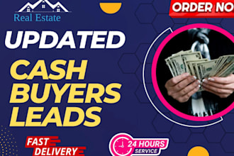 provided real estate active valid cash buyer leads in USA