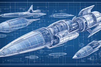 cerate concept art spaceship or vehicle design