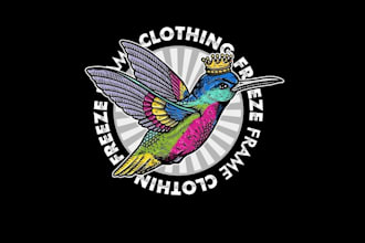 design freeze frame clothing street skate logo