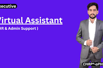 be your virtual assistant for HR and admin support