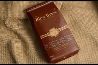 do premium coffee pouch packaging design