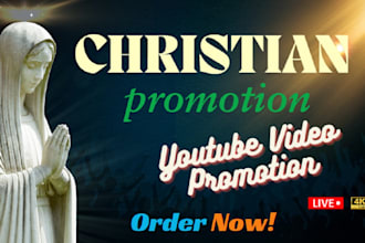 do christian youtube promotion for increase engagement on gospel music