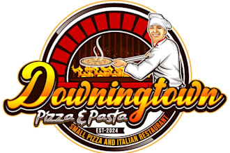 design wonderful pizza logo