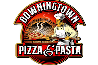 design unique pizza logo