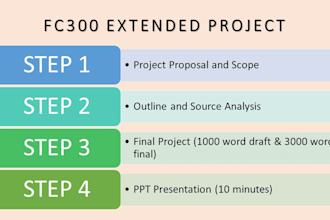 handle extended projects and PPT slides