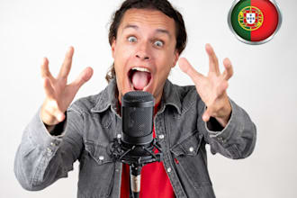 provide professional voice over in portuguese