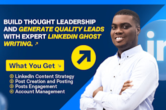 do linkedin ghostwriting, thought leadership ghostwriter