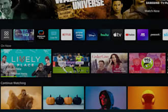 build iptv app smart tv, live tv, android tv, ios ibo player with samsung tizen