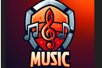 make classic genius logo for dj and music producers